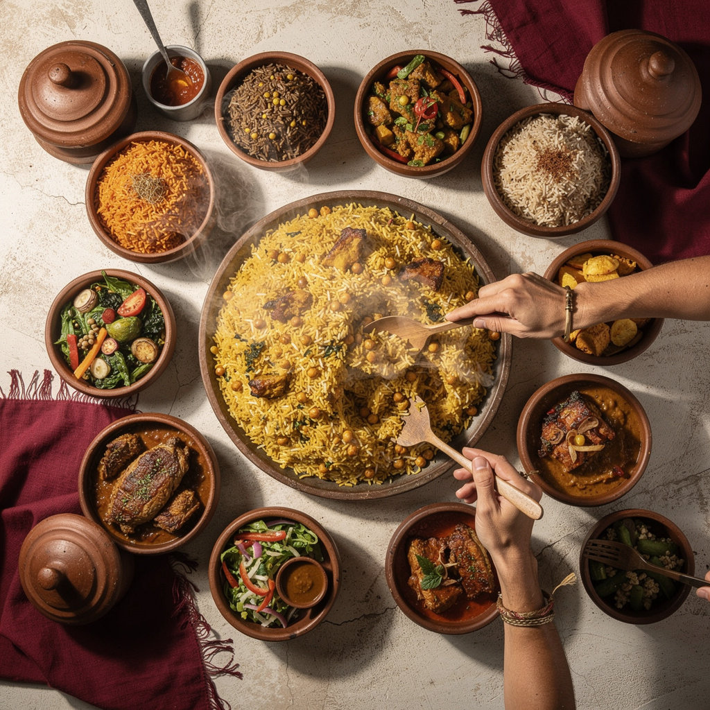 مطبخ الرز بالحمص - أصناف متنوعة من الكبسات الشعبية التقليدية في مكة المكرمة